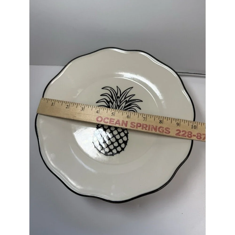 Southern Hospitality Williamsburg Andrea By Sadek Raised Pineapple Platter New